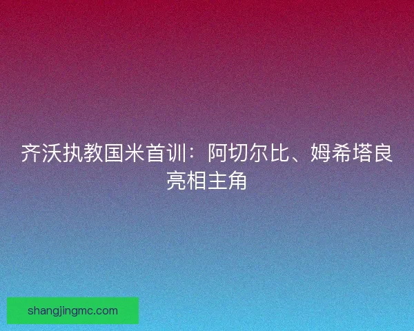 齐沃执教国米首训：阿切尔比、姆希塔良亮相主角
